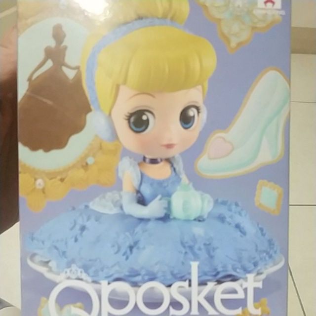 日版 Q Posket 仙履奇緣 仙度瑞拉 灰姑娘 單售 A款 迪士尼 Qposket Cinderella 公仔