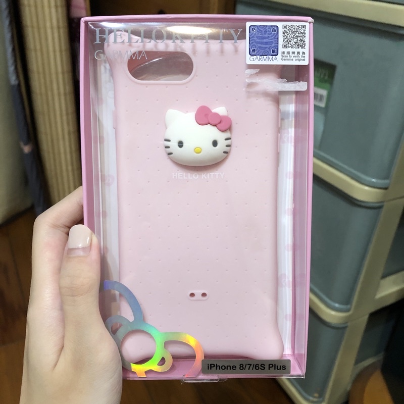 Hello Kitty IPhone 8/7/6S Plus 四角氣囊果凍套 購入於永橙GARMMA蝦皮商城