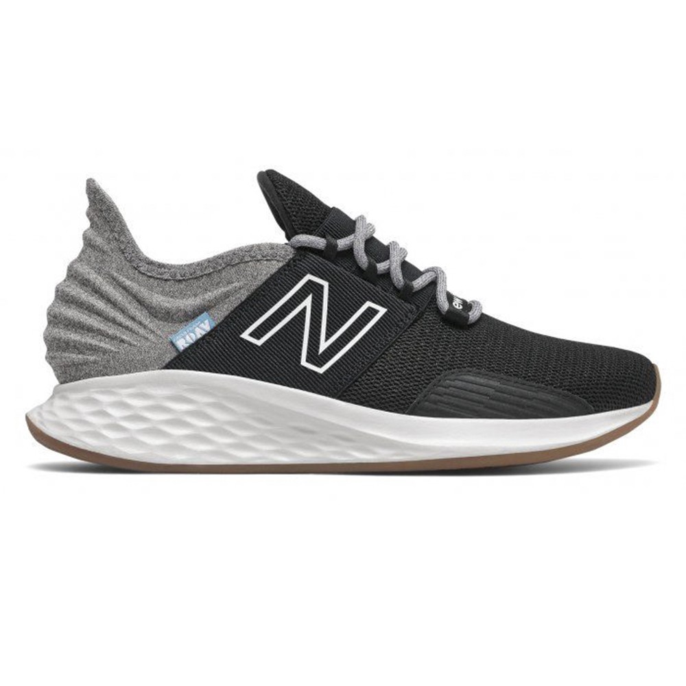 New Balance Fresh Foam Roav女款黑灰色輕量緩震慢跑鞋-NO.WROAVTK