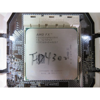 C.AMD CPU-AMD FX-4300 - FD4300MW4MHK 3.8GHZ 四核心 直購價100