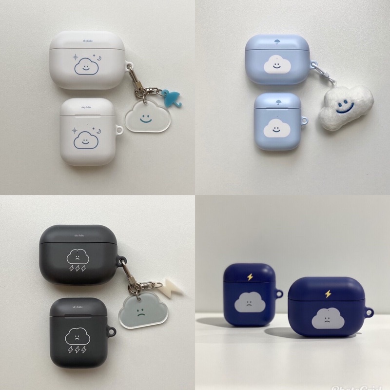 🇰🇷 預購｜Skyfolio 耳機殼 airpods case 吊飾 鑰匙圈 雲朵系列 渲染系列｜韓國文創·品牌代購