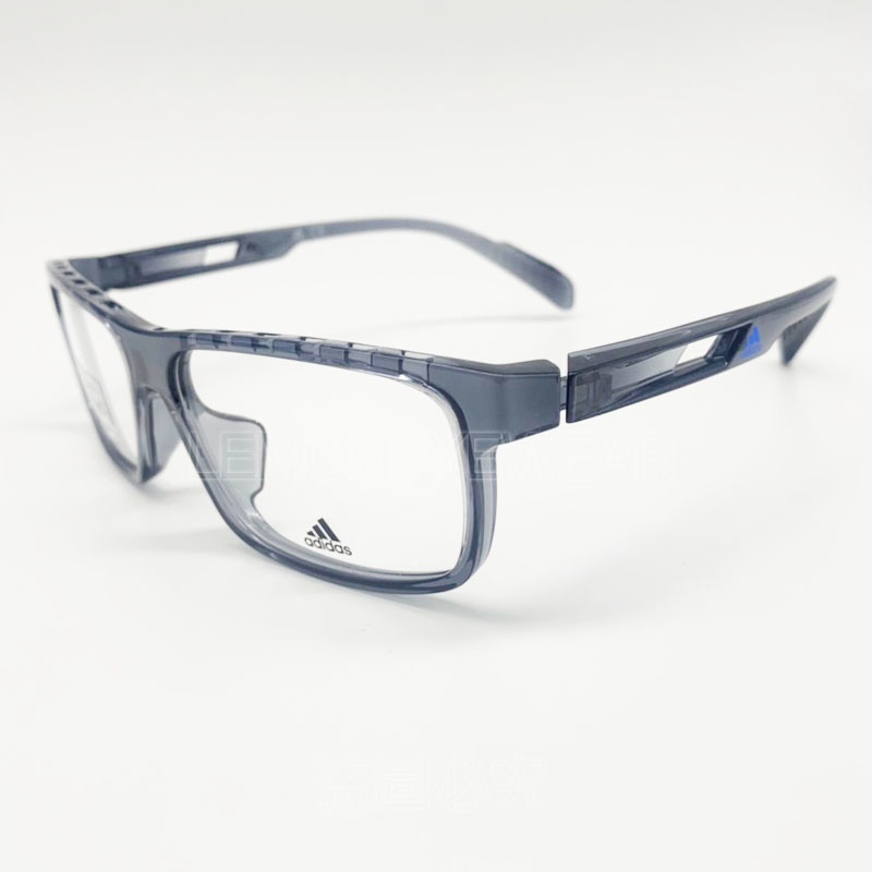🔥 大頭運動光學🔥 [檸檬眼鏡] adidas 愛迪達 SP5003F 020 透明灰大方框 光學眼鏡