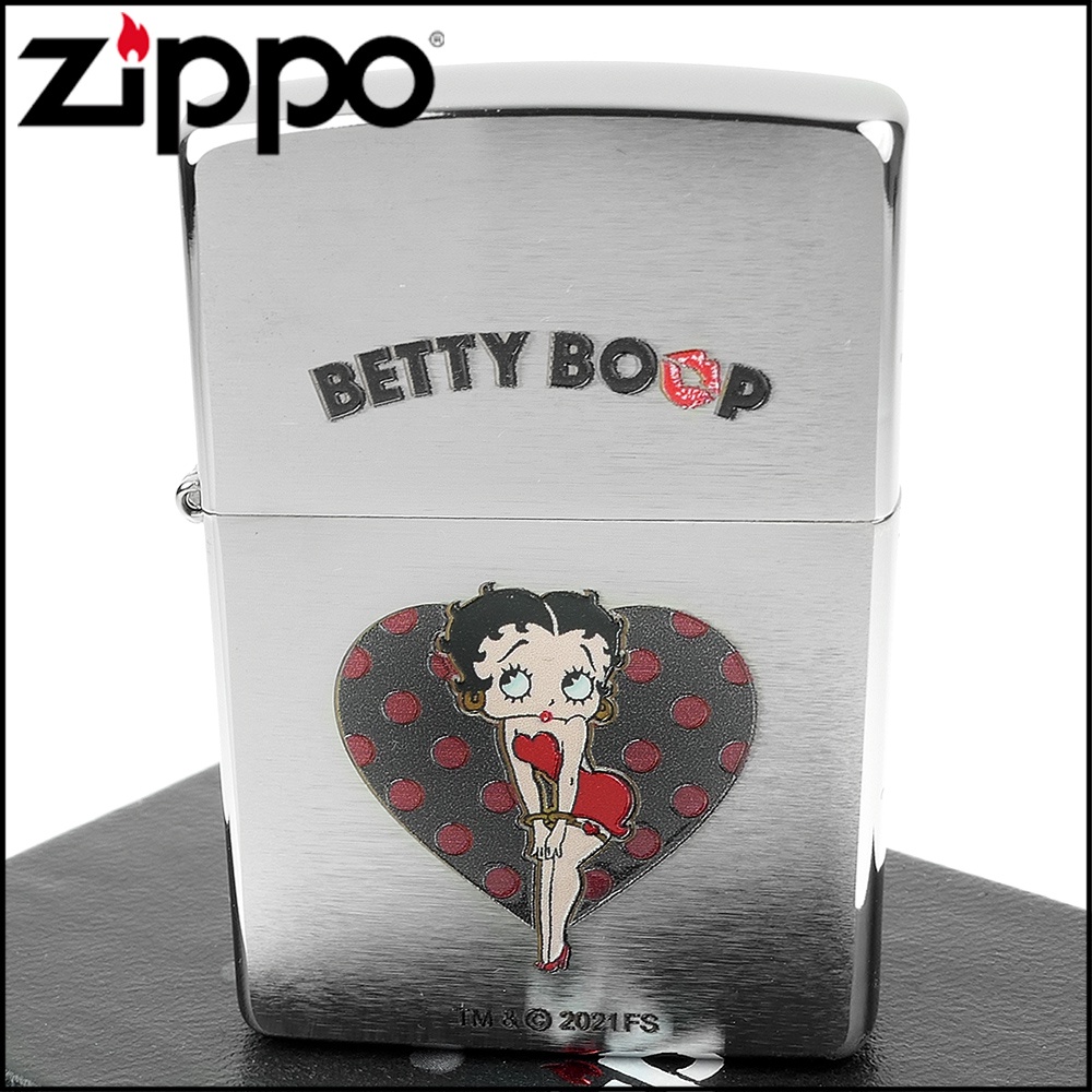 ☆福星煙具屋☆【ZIPPO】日系~Betty Boop-貝蒂娃娃-90週年紀念打火機