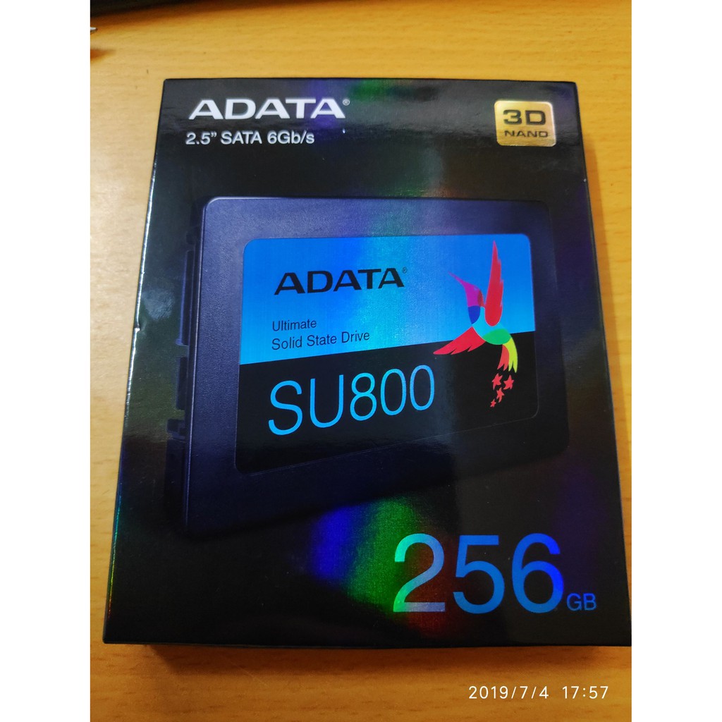 ADATA 威剛 Ultimate SU800 256G SSD 2.5吋 全新未拆 保固內 5年保