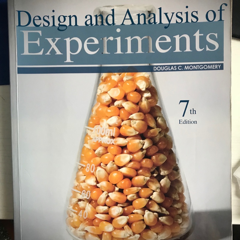 實驗設計與分析 / Design and analysis of experiments 7th Edition