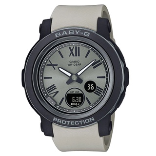 【奇異SHOPS】CASIO BABY G輕巧簡潔 優雅精緻羅馬時刻雙顯錶款 BGA-290-8A