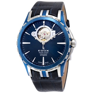 【高雄時鐘錶公司】EDOX 伊度 E85008.357B.BUIN Grand Ocean 自動上鍊 縷空 機械腕錶