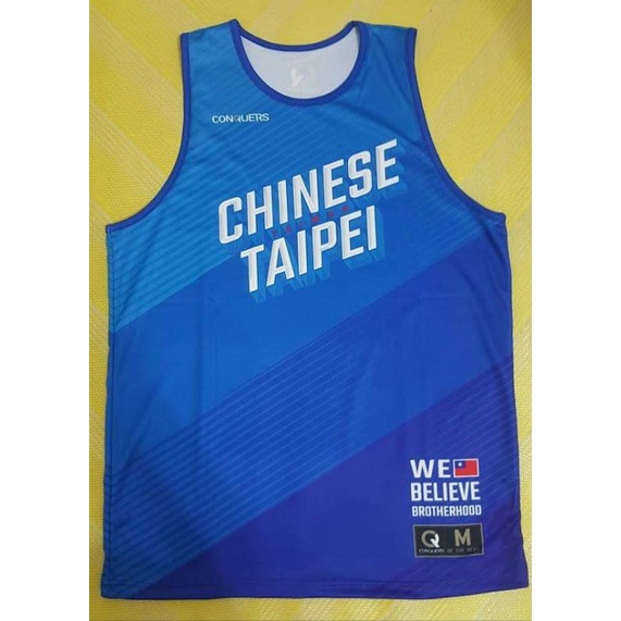 獨家 限量 奧運 杭州 中華 台北 金牌 CHINESE TAIPEI 背心 台灣 TAIWAN 藍 M L XL