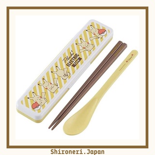 ［白練日貨］日本製造 正版 精靈寶可夢造形兒童環保餐具｜附抗菌矽膠墊 神奇寶貝 皮卡丘 兒童用 筷子湯匙 卡通圖案