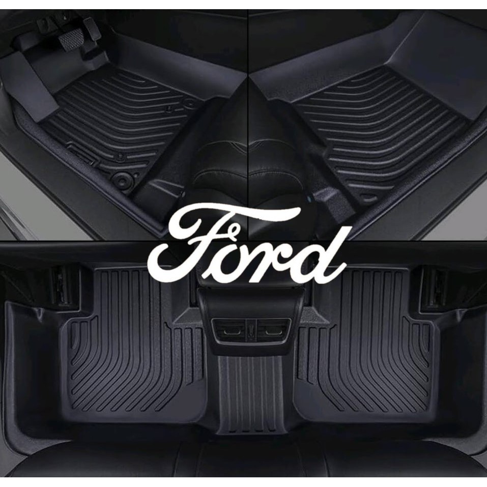 福特Ford  New KUGA  2020以後  3D Tpe立體包覆式腳踏墊（類3D卡固 海馬 蜂巢）