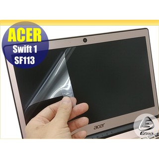 【Ezstick】ACER Swift1 SF113 SF113-31 靜電式筆電LCD液晶螢幕貼 (可選鏡面或霧面)