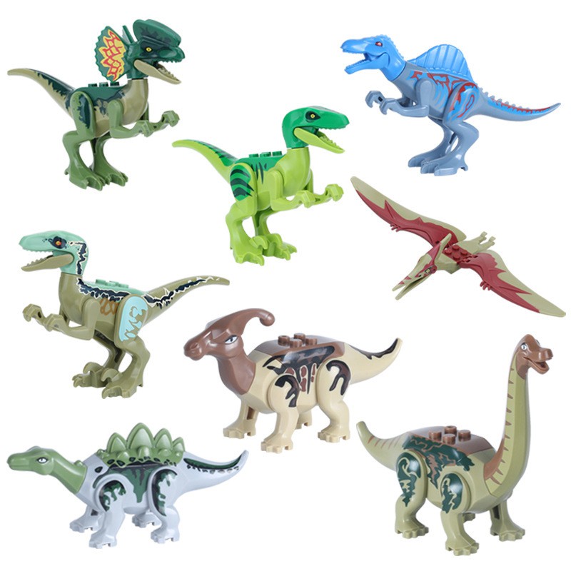 積木恐龍 侏羅紀公園 小顆粒積木玩具相容 組裝Toi 兒童玩具 抽抽樂 禮品禮物 模型益智變異恐龍暴龍牛龍 可挑款