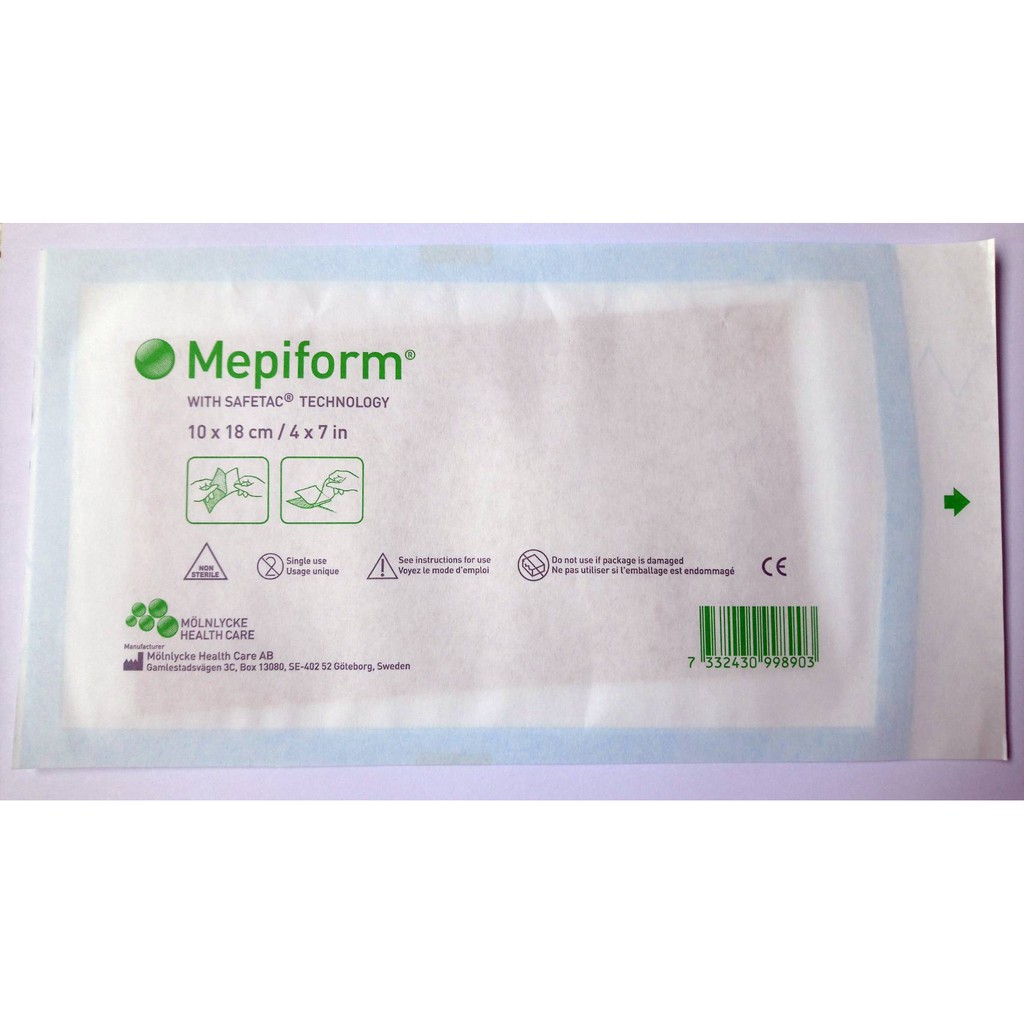 [新品上市破盤價] Mepiform 美林克疤痕護理矽膠片 10*18cm / 4*30cm 美皮豐