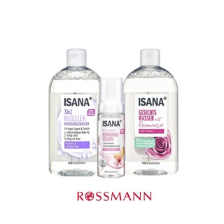 現貨💎德國 ღ ISANA Rossmann卸妝洗臉系列 ღ 三合一 玫瑰 杏仁 400.150ml 附發票