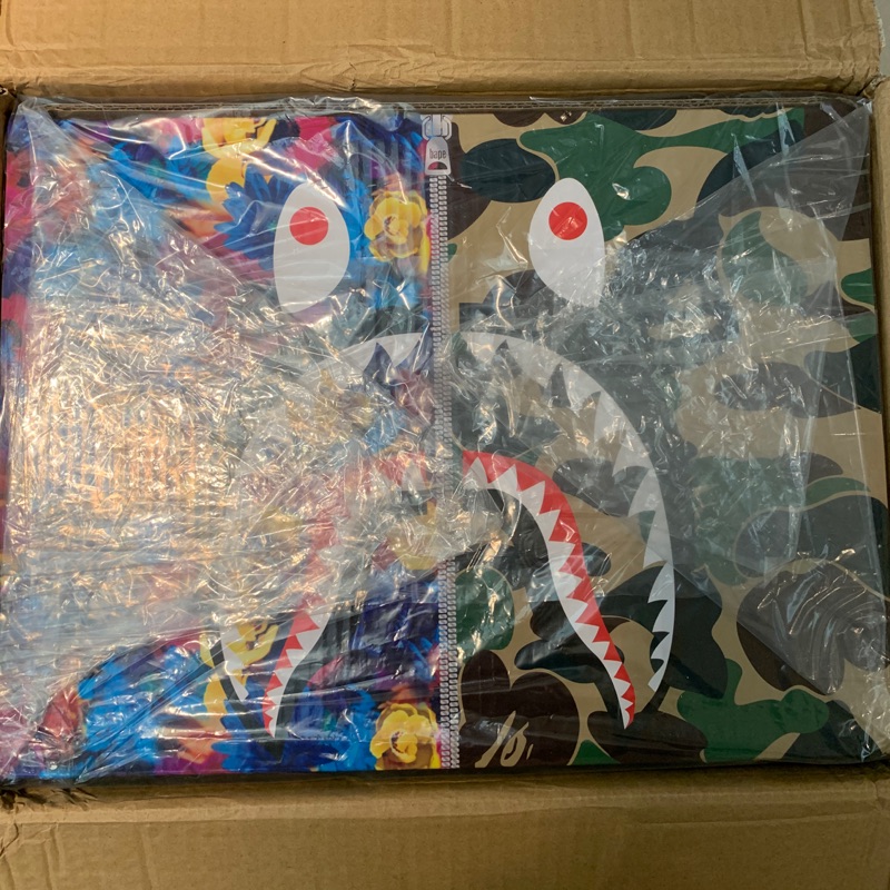 全新 BE@RBRICK BAPE 蜷川實花 mika ninagawa SHARK 綠 1000%