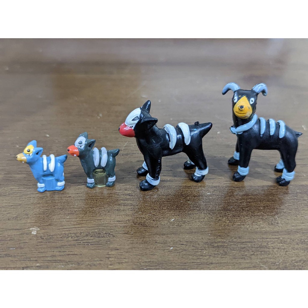 神奇寶貝228戴魯比Houndour 黑魯加Houndoom TOMY 公仔