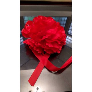 [Ｃ.M.平價精品館]現貨特價/立體紅色大花裝飾紅花