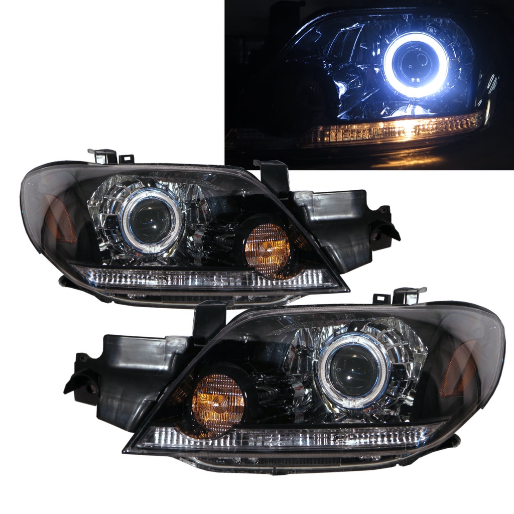 卡嗶車燈 適用 Mitsubishi 三菱 Outlander LA-CU4W 03-05 04-06 光圈魚眼 大燈