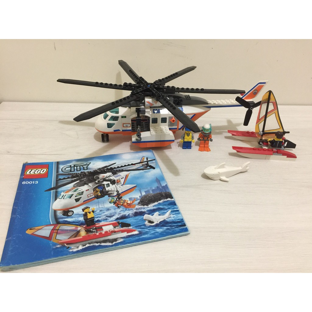 LEGO City 城市系列 60013 海岸巡邏隊直升機 + 4439 城市 重型空運直升機