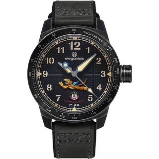 elegantsis 愛樂時 飛虎隊P-40限量腕錶 ELJX48MAS-FT-NEG02LC