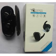 Touch Two Tws防水觸控迷你無線運動藍牙耳機可單耳可雙耳可通話含充電盒全新現貨 蝦皮購物