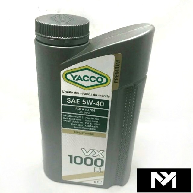 《滿亦》YACCO 亞可 5W40 VX1000LL 全合成超級機油 1L 保證公司貨
