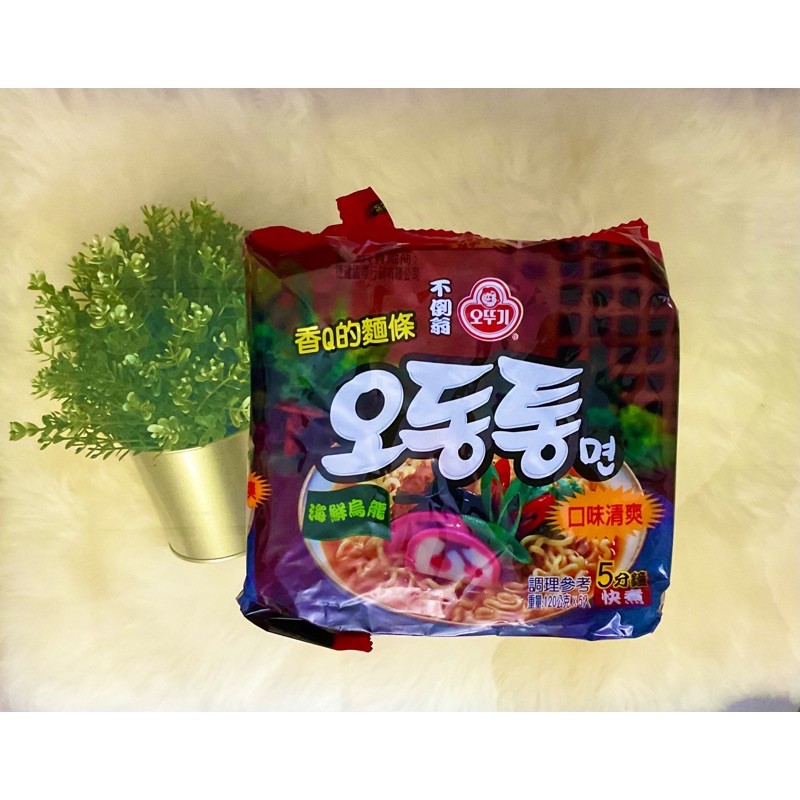 韓國 不倒翁 海鮮風味烏龍拉麵 (120g*5入)/袋 【笙笙日韓食品】
