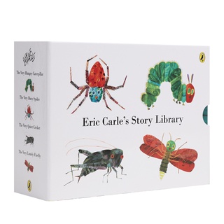 Eric Carle Story Library 毛毛蟲四冊盒裝點讀版 英式發音