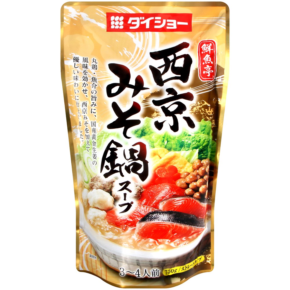 日本DAISHO 火鍋湯底鮮魚亭海鮮/鮮魚亭海陸/濃厚味噌/鮮蟹風味750g/包蝦皮直送| 蝦皮購物
