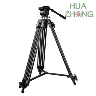 【華中攝影】偉峰 WF717 1.8公尺 單眼攝影機專用三腳架（液壓阻尼式雲臺 可上搖臂 滑軌）拍片專用