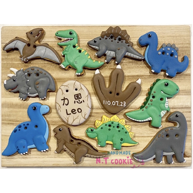 （超大片‼️）恐龍餅乾 恐龍收涎餅乾 恐龍造型餅乾