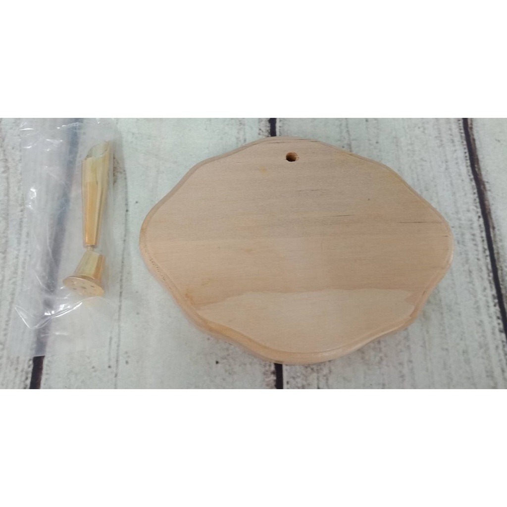 筆座(松木) -  《本品為素胚，需自行創作》木器 木製品 蝶古巴特 拼貼 彩繪 黏土 DIY 燒烙