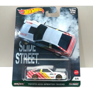 Hot Wheels 風火輪 SLIDESTREET 街道甩尾 膠胎豐田 TOYOTA AE86 SPRINTER 全新