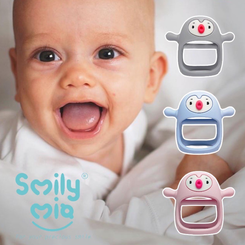 Smily Mia 啾啾企鵝固齒器(3色可選)