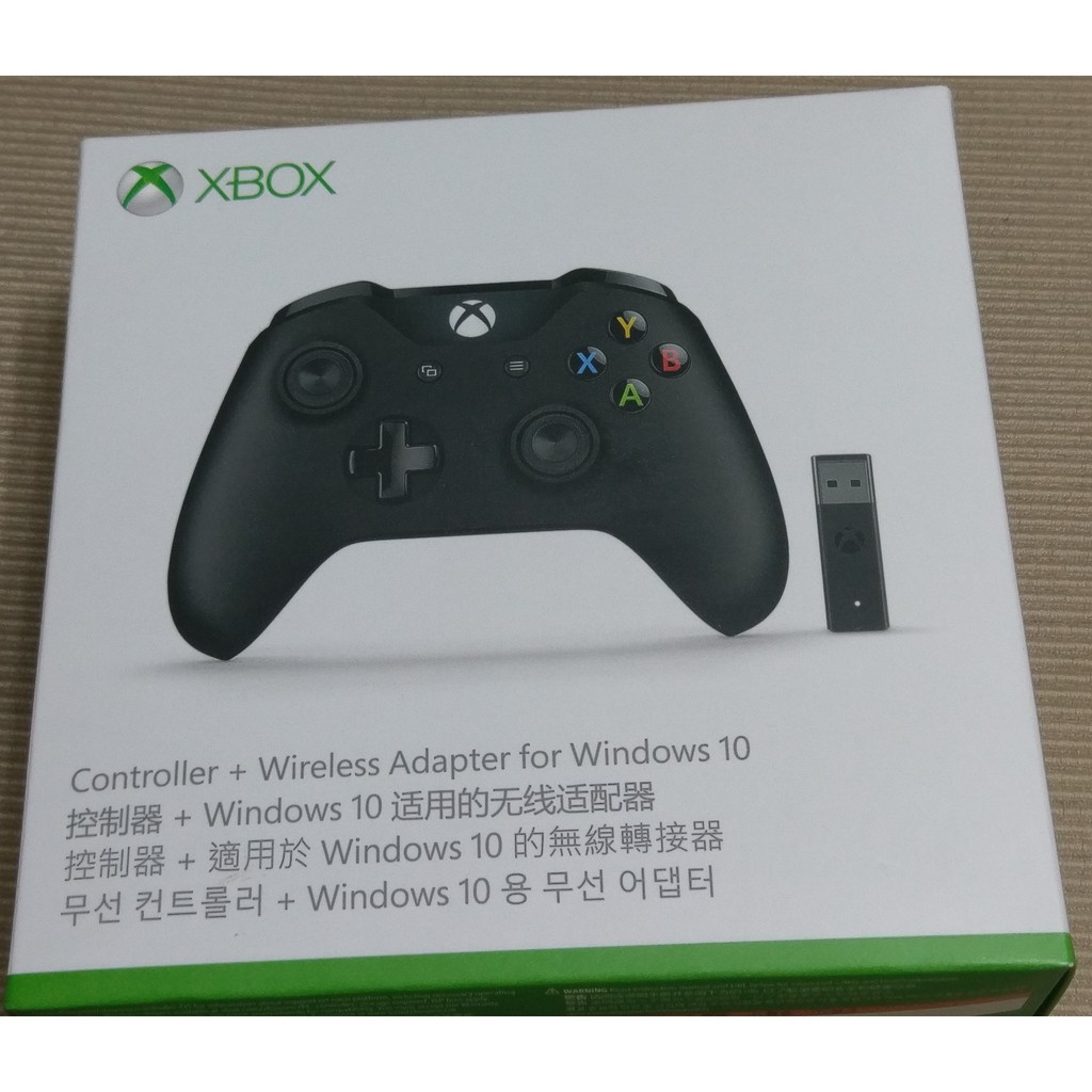 Xbox控制器 + 適用於 Windows 10 的無線轉接器(4N7-00005)
