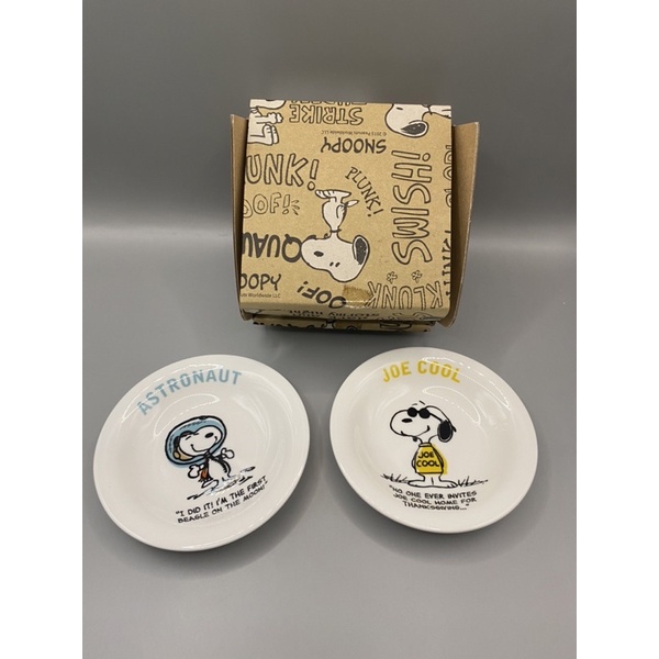 領券免運日本正版 日本製 史努比 SNOOPY 陶瓷盤 小碟子 醬油碟 點心盤 joe cool