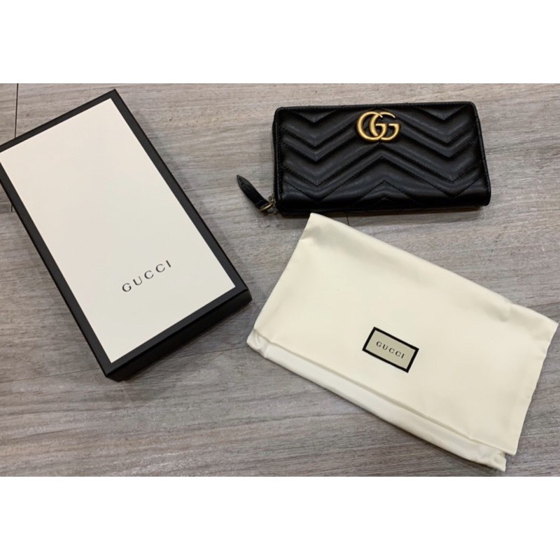 Gucci馬夢系列長夾 蝦皮購物