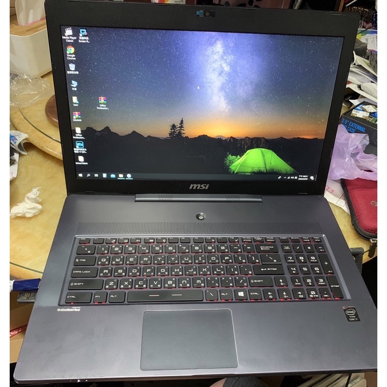 微星 17吋電競筆電 MSI GS70 2OD 八核 i7-4700HQ 16G 256G SSD+1T GTX765M