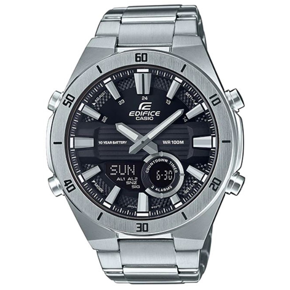 【CASIO】EDIFICE 電話備忘錄功能 ERA-110D-1A  沉穩黑 原廠公司貨