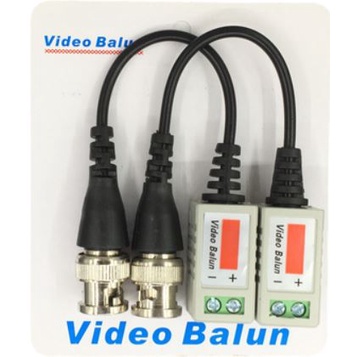 (含稅)監控視頻單路無源雙絞線傳輸器 CCTV Video Balun 抗干擾BNC 202H(2個/組)