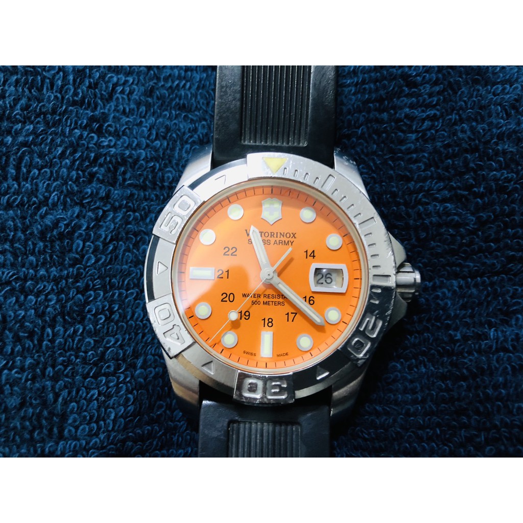 瑞士維氏 Victorinox 軍錶 石英 潛水錶 手錶 男錶 二手 251041