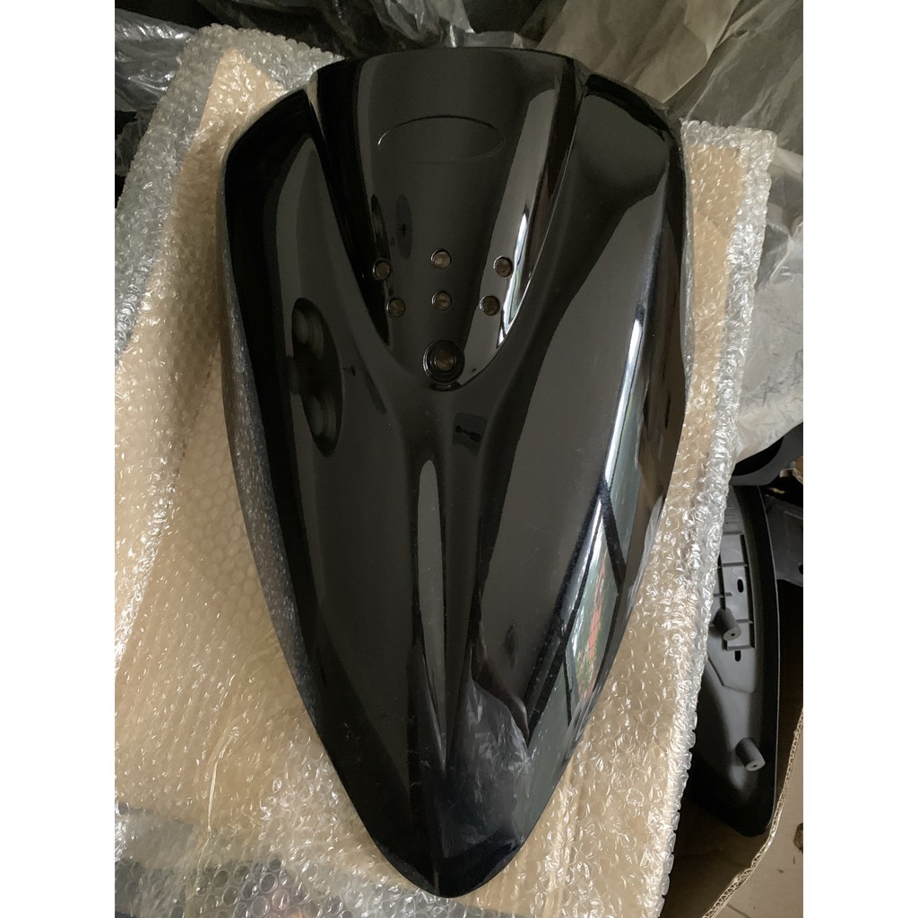 『全新品』【比雅久 摩托動力 PGO】MY BUBU125 (斜板款) 前面板 擋風板 賓士黑  正原廠 (出清品)