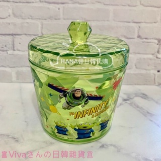 ♜現貨♖ 日本 迪士尼 玩具總動員4 筆筒 仿水晶質感 塑膠收納罐 收納箱 收納盒 杯子 罐子 水杯 三眼怪