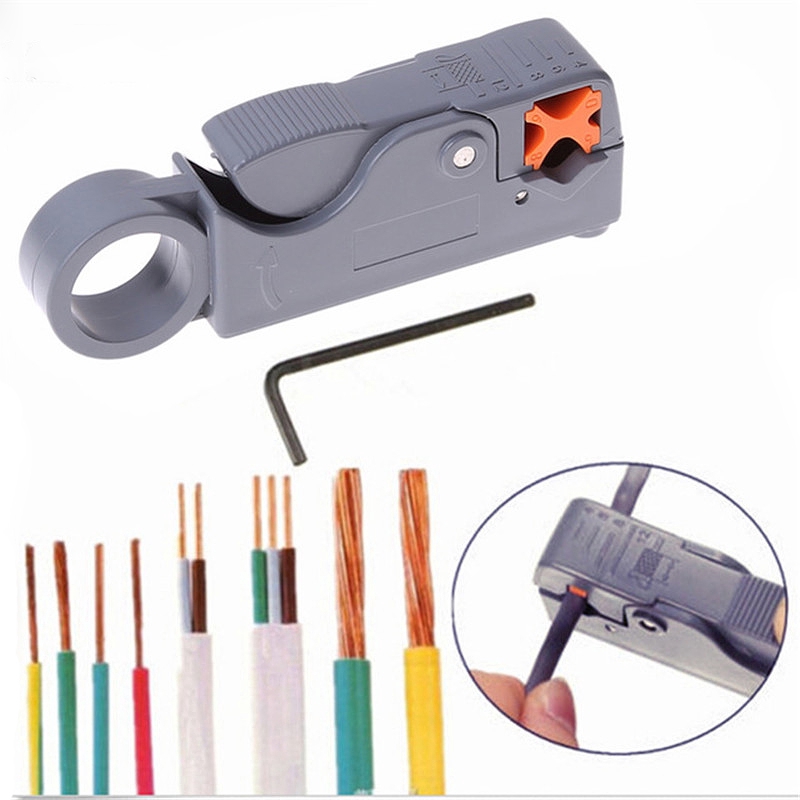 自動剝線鉗 電線電纜剪線鉗 帶六角扳手工具鉗子的壓接工具