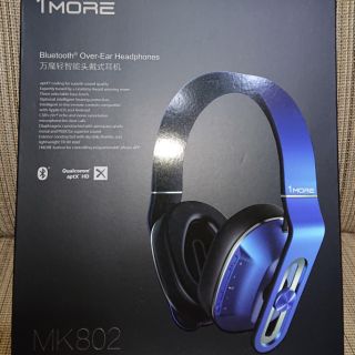 【全新】1MORE MK802 輕智能耳罩式耳機（藍）
