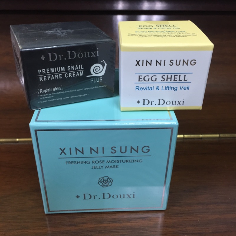 Dr.Douxi 朵璽 賦活新生卵殼膜 頂級修護蝸牛霜 玫瑰淨膚保水凍膜