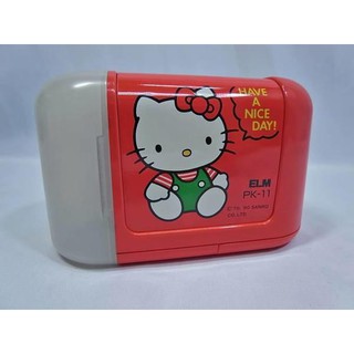 ＜采芳小舖＞Hello Kitty,凱蒂貓,sanrio,1990 電動削鉛筆機 削鉛筆機