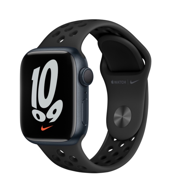 Apple Watch Nike Series 7 最新熱銷款 鋁金屬錶殼；Nike 運動型錶帶41-剛抽到全新出售