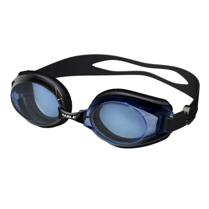 《全新轉售》SABLE 黑貂泳鏡 度數鏡片 近視鏡片 SB-620PT C1 藍黑 700度 標準近視鏡片 近視泳鏡
