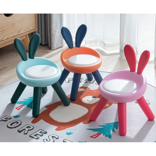 #開發票~(發聲款)兔子椅 啾啾椅 兒童椅 餐椅 小矮凳 黑白寶貝玩具屋